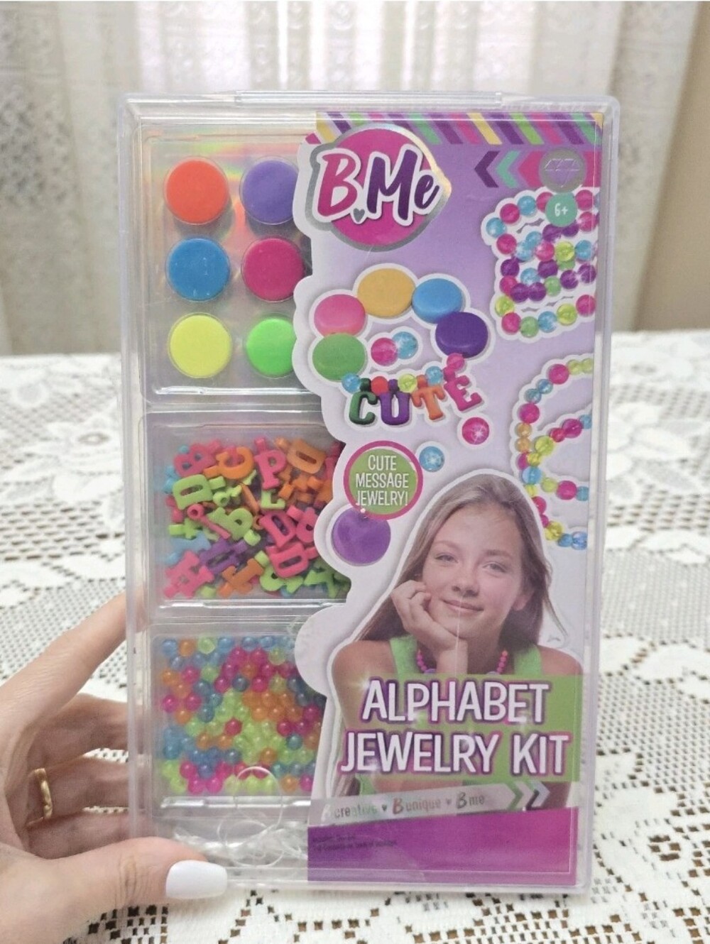 BMe Kids Jewelry Making Kit Arts Crafts Activity Set Alphabet Beads DIY Gift NEW